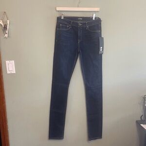 NWT Strom Womens High Rise Ankle Denim Skinny‎ Jeans Dark Wash Blue Size 27